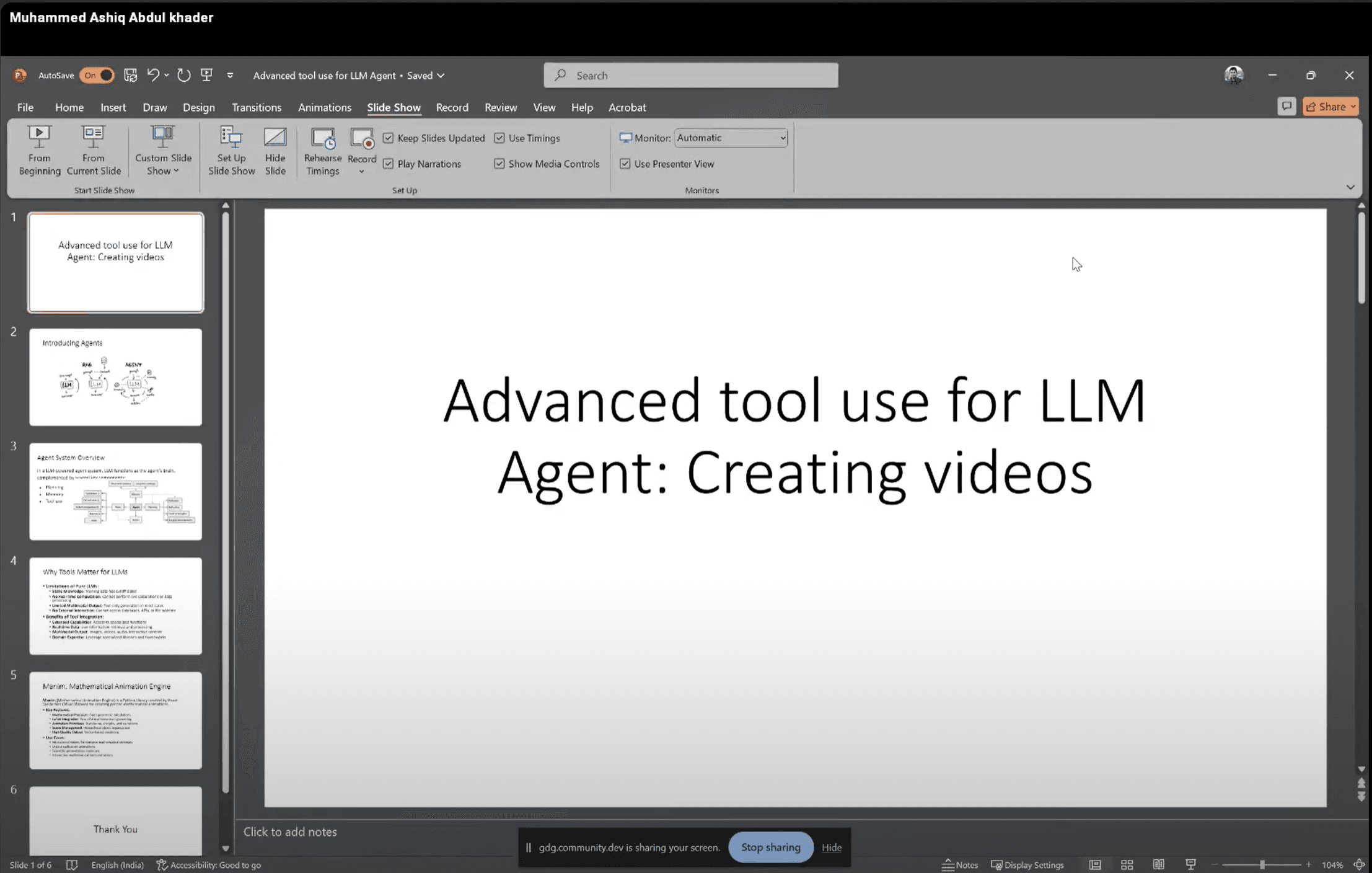 AI Agents for Automated Video Creation | Manim Library & Tool Use