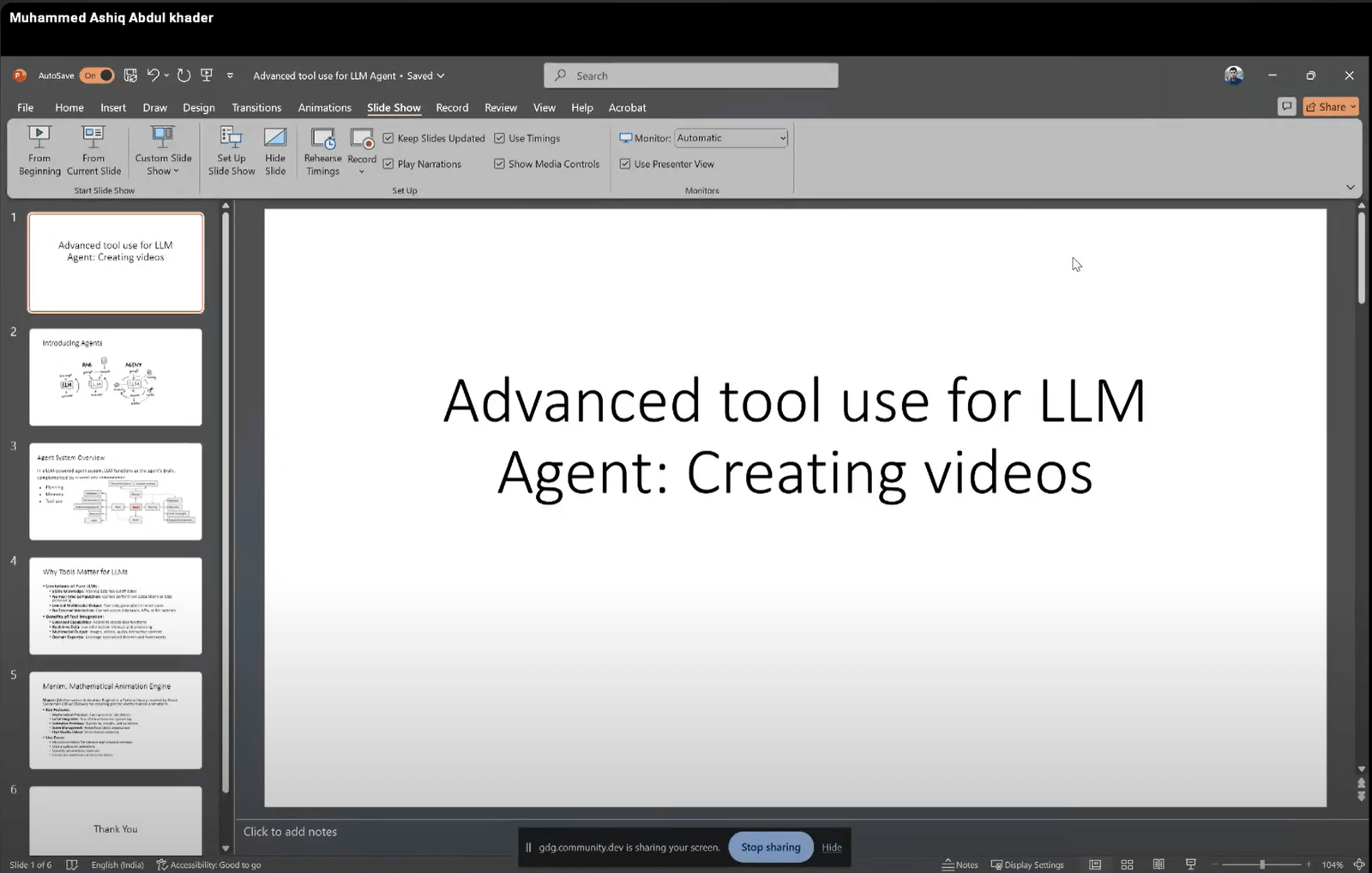 AI Agents for Automated Video Creation | Manim Library & Tool Use ...